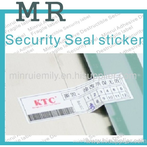 Blank Destructible Vinyl Labels For Printer 